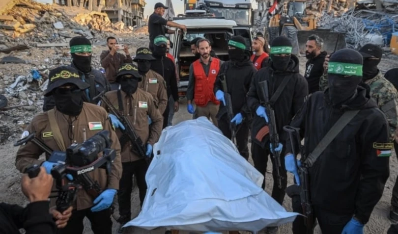 Resistencia palestina entregó el miércoles el cuerpo de un rehén israelí a las 17:00 (hora local), como parte del acuerdo.