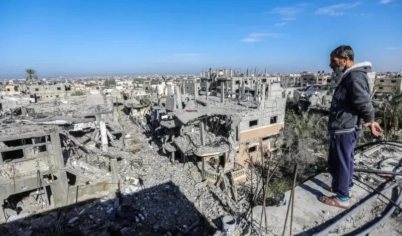 Más de un año de guerra genocida redujo a escombros la Franja de Gaza.