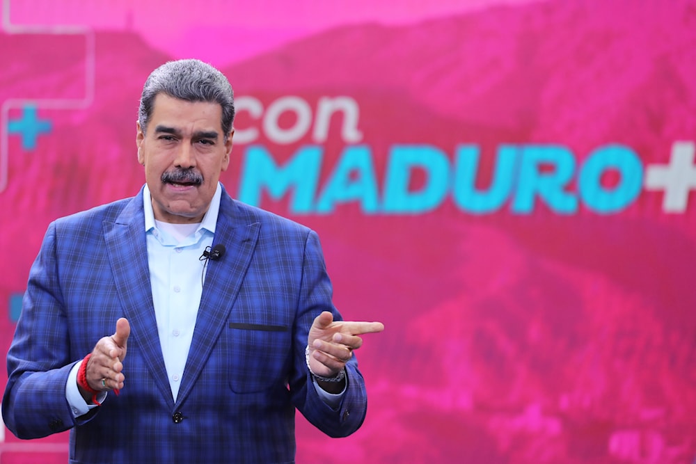 El presidente de Venezuela, Nicolás Maduro, durante la emisión 70 de su programa Con Maduro + .