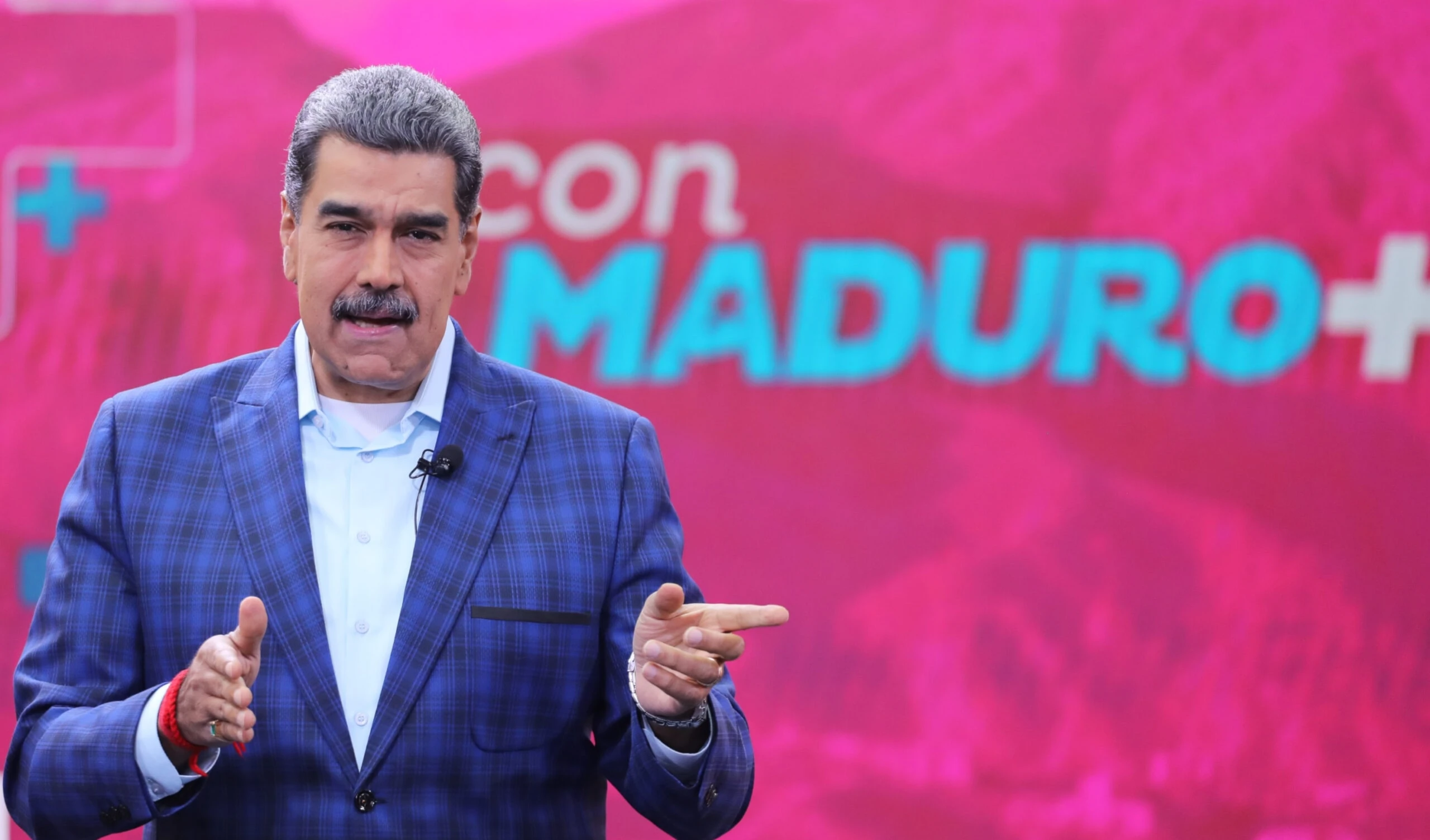 El presidente de Venezuela, Nicolás Maduro, durante la emisión 70 de su programa Con Maduro + .