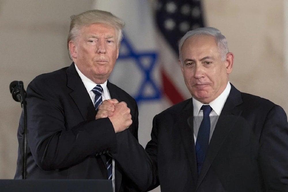 El presidente de Estados Unidos, Donald Trump, y el primer ministro israelí, Benjamón Netanyahu.