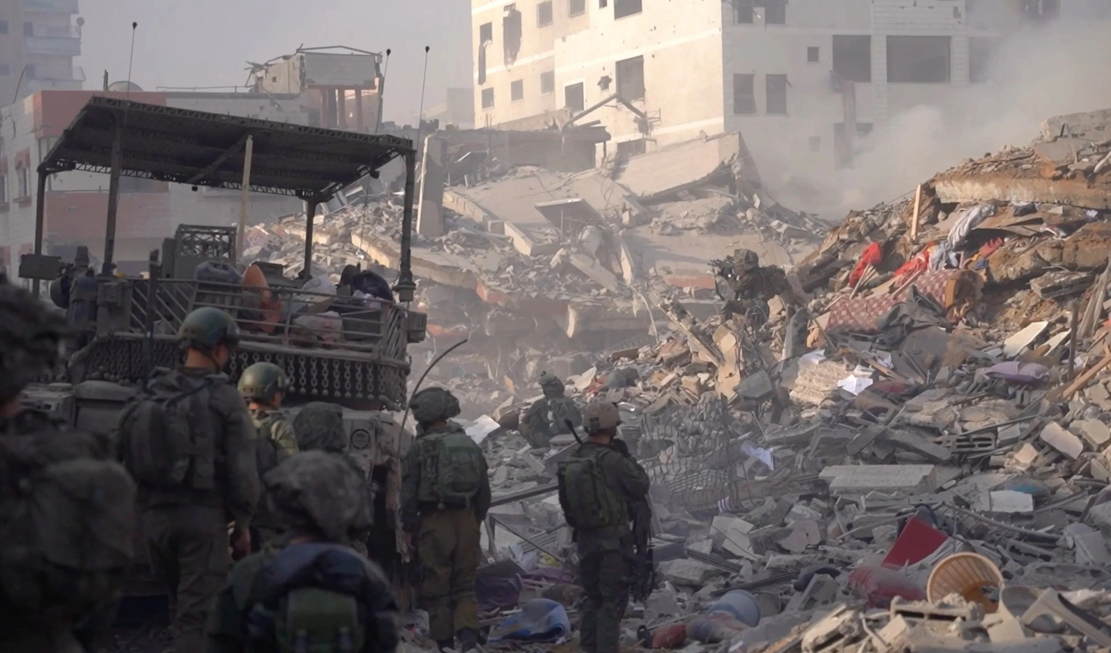 Las fuerzas israelíes provocaron en Gaza la mayor destrucción de su historia.