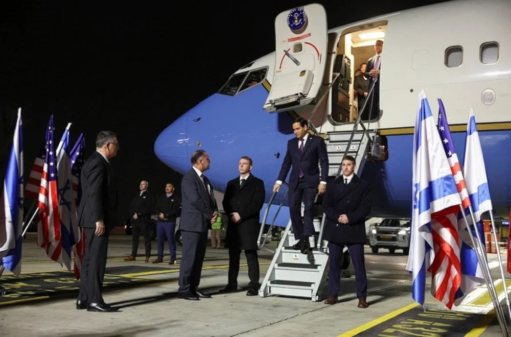 Rubio llega a Palestina, primer pais de su gira por Medio Oriente