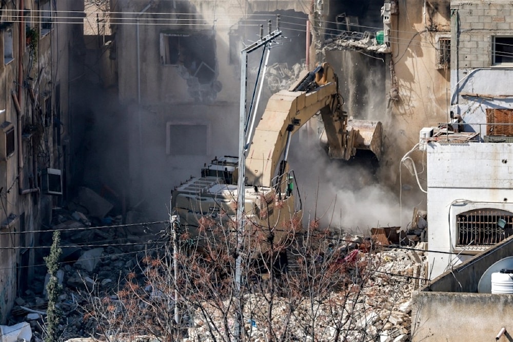 Demolición de viviendas en Cisjordania.