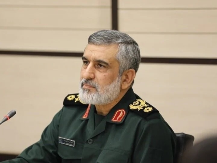 El comandante de la Fuerza Aeroespacial de la Guardia Revolucionaria Islámica de Irán, general Amir Ali Hajizadeh.