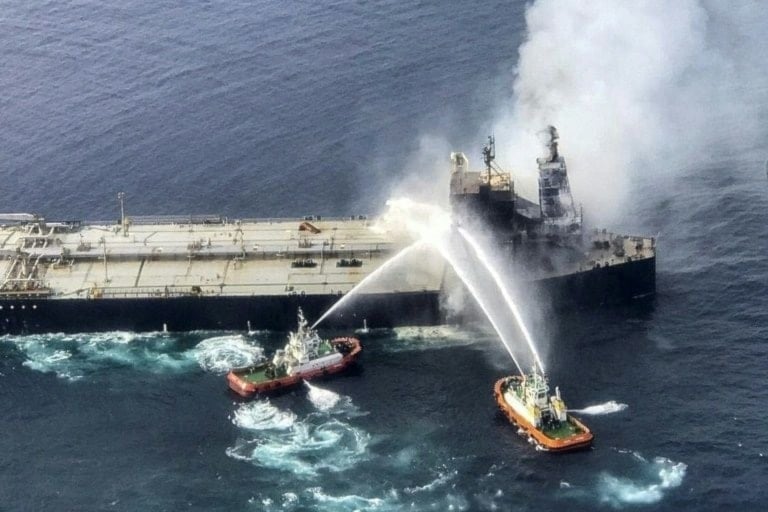 Explosiones desconocidas dañan tres petroleros en el mar Mediterráneo (Foto: Agencias)