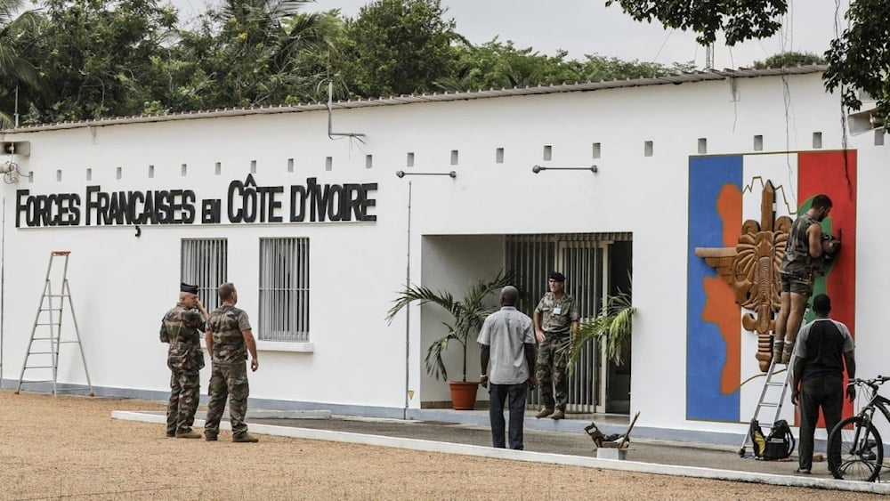 base militar de Francia en Abiyán, Costa de Marfil.