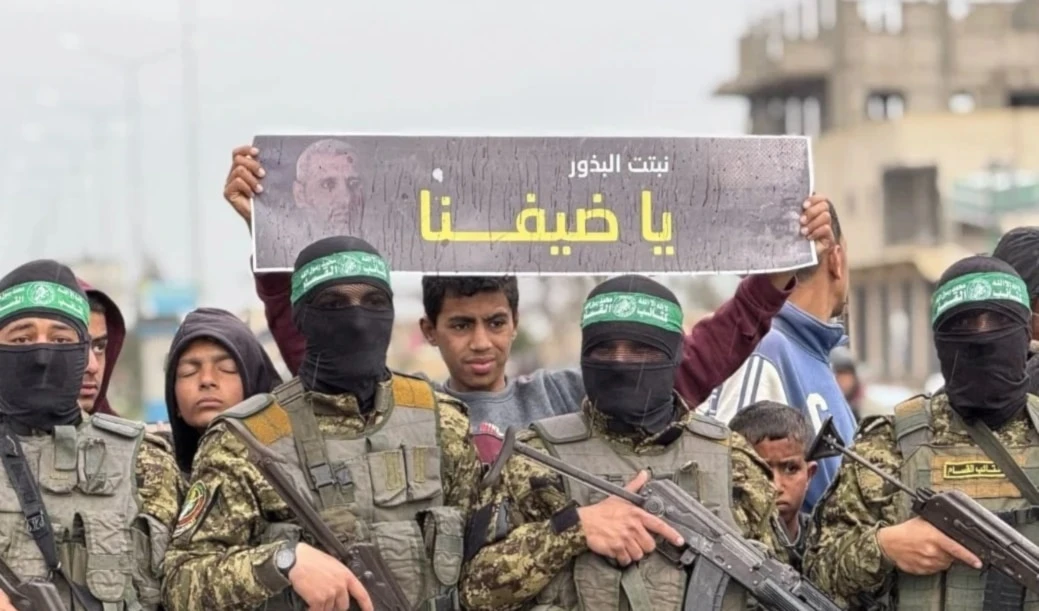 Lugar donde fueron liberados varios prisioneros israelíes en Rafah, al sur de la Franja de Gaza. Lugar donde fueron liberados varios prisioneros israelíes en Rafah, al sur de la Franja de Gaza.