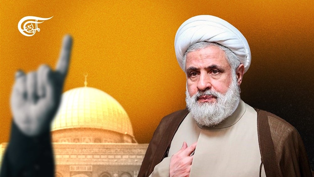 El secretario general de Hizbullah, Sheikh Naim Qassem.