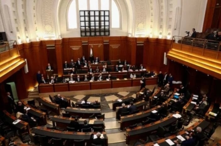 Sesión de voto de confianza en el Parlamento de Líbano. 26 de febrero de 2025 (Foto: Reuters)