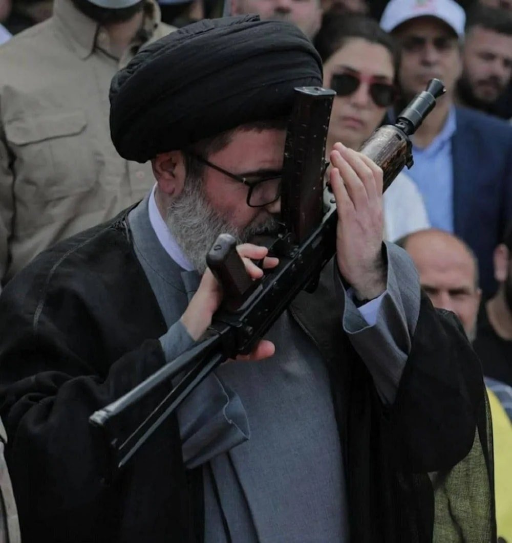 Sayyed Hashem Safi al-Din durante una ceremonia pública en una fotografía sin fecha.