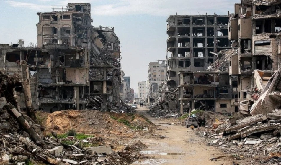 Edificios destruidos en la Franja de Gaza. 1 de febrero de 2025 (Foto: AFP)