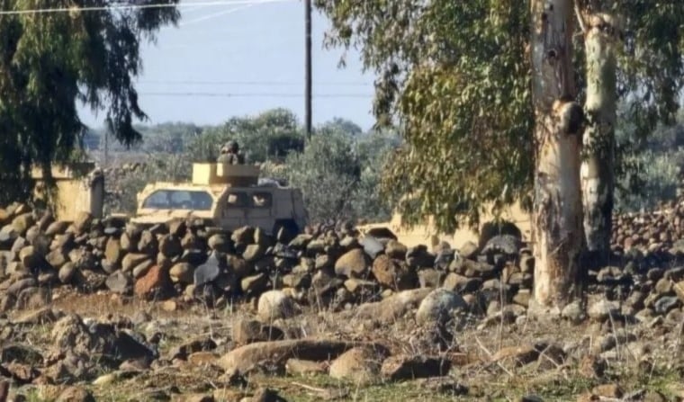 Fuerzas israelíes en la provincia de Quneitra, al sur de Siria. (Foto: BBC Network)