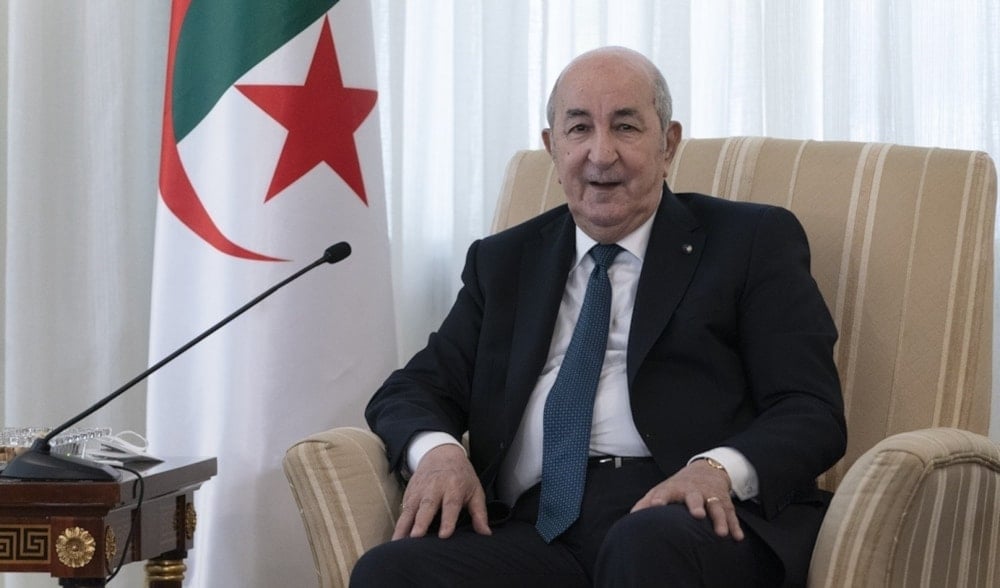 El presidente de Argelia, Abdelmadjid Tebboune.