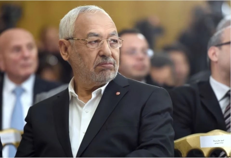 El líder del Partido Renacimiento en Túnez, Rached Ghannouchi.