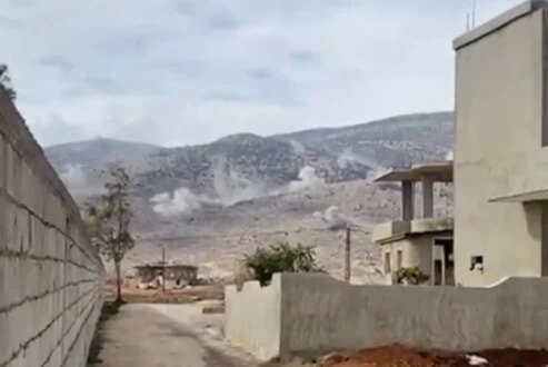 Imagen de los enfrentamientos en las afueras de Hemel (Foto: Agencias)