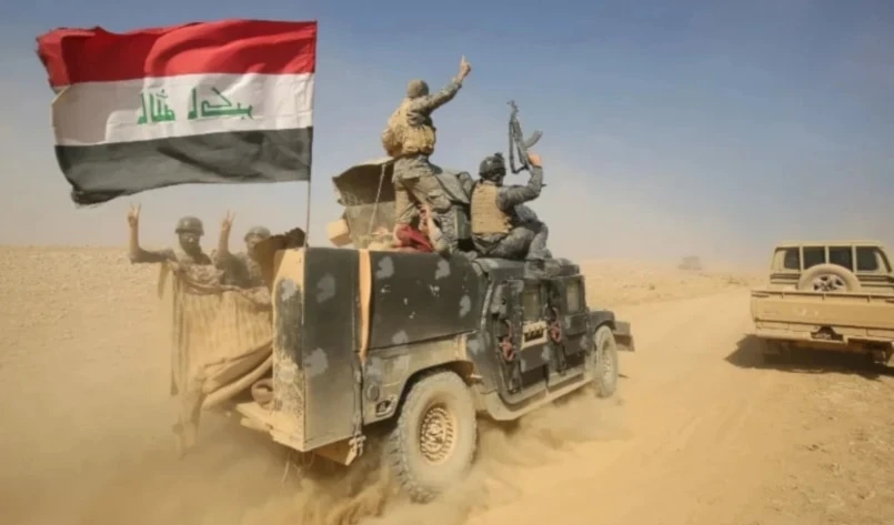 Fuerzas del ejército iraquí.