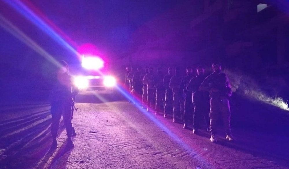 Fuerzas de Seguridad en  Jaramana. 28 de febrero de 2025 (Foto: Agencias)