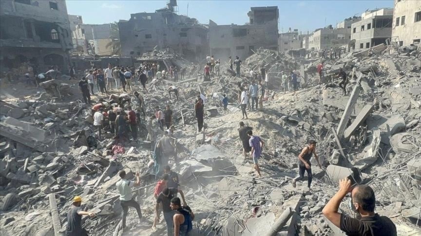 Destrucción causada por la agresión israelí en la Franja de Gaza (Foto: Archivo)