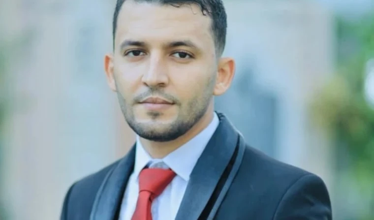 El líder mártir Naji Abu Saif (Abu Hamza), portavoz militar de las Brigadas Al-Quds, brazo armado del movimiento Yihad Islámica.