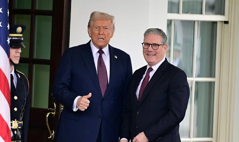 El presidente de Estados Unidos, Donald Trump, y el primer ministro de Reino Unido, Keir Starmer.