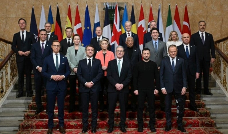 Reino Unido celebra cumbre de líderes europeos en apoyo a Ucrania (Foto: AP)