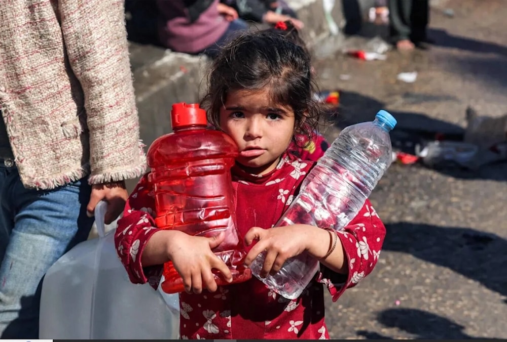“Israel” usa la sed para hacer de Gaza un lugar inhabitable. Foto: AFP