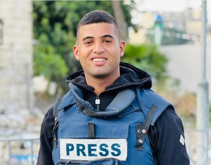 El periodista palestino mártir Hussam Shabat.