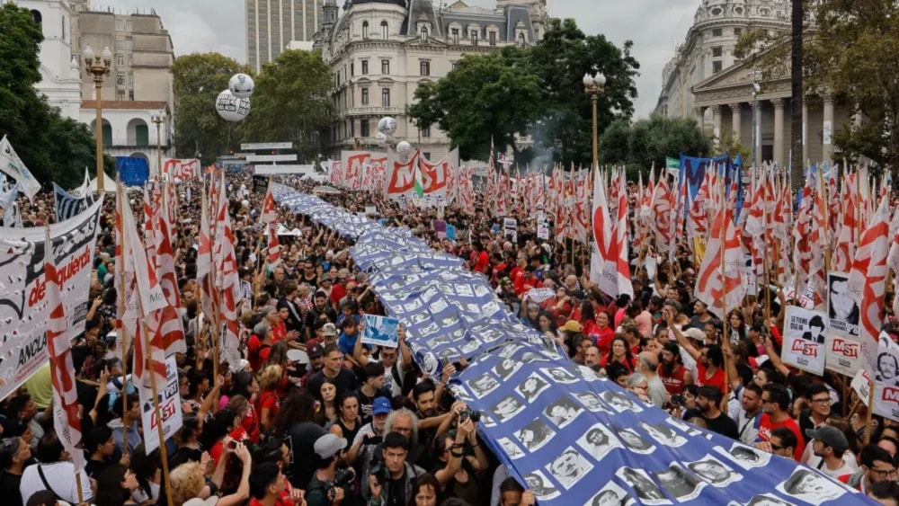 Argentina clama memoria, verdad y justicia, y se levanta por Palestina