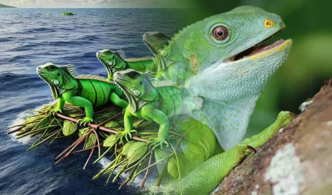 Identifican el viaje oceánico más largo de un vertebrado terrestre