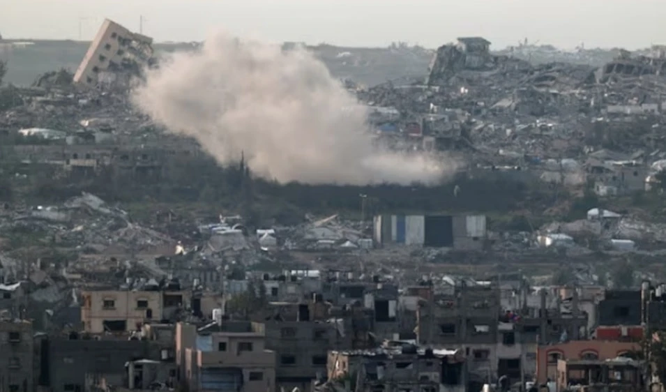 Ataque israelí al norte de Gaza. Ataque israelí al norte de Gaza.