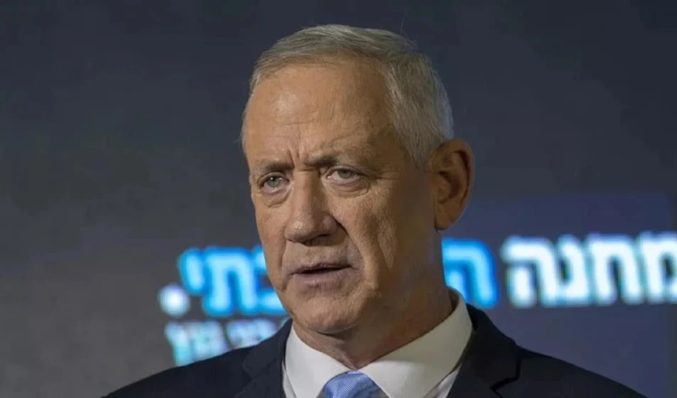 El líder opositor, Benny Gantz.