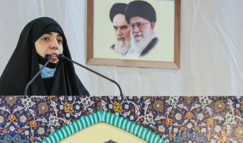 La hija del mártir y líder histórico de la Resistencia de Líbano (Hizbullah), Zainab Nasrallah.