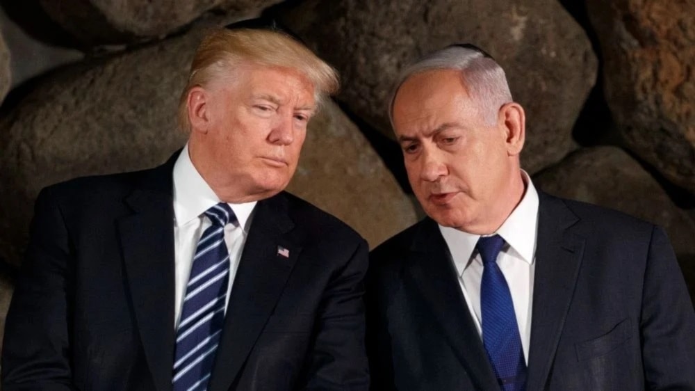 El presidente de Estados Unidos,Donald Trump, y el primer ministro israelí, Benjamín Netanyahu. 
