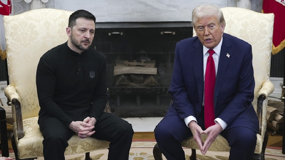 El presidente de EE. UU., Donald Trump, y el líder del régimen ucraniano, Volodymyr Zelensky, en la última reunión en la Casa Blanca.