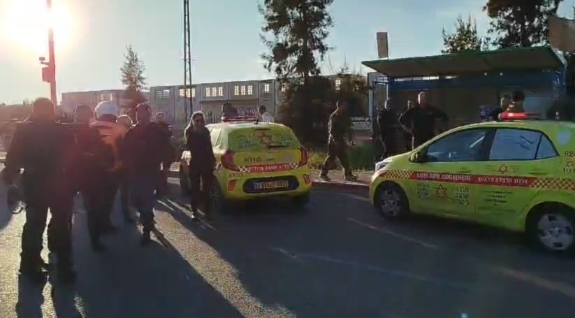 Sitio donde ocurrió la operación de apuñalamiento en Haifa el pasado 27 de febrero. (Foto: Redes sociales) 