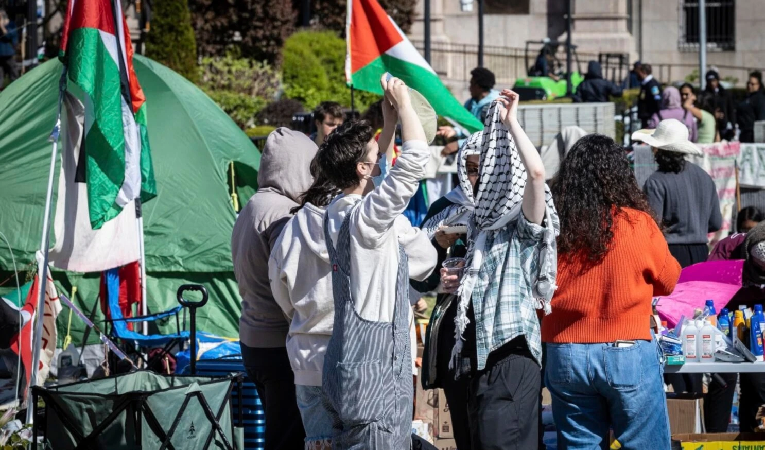 EE.UU. amenaza con encarcelar a manifestantes a favor de Palestina EE.UU. amenaza con encarcelar a manifestantes a favor de Palestina