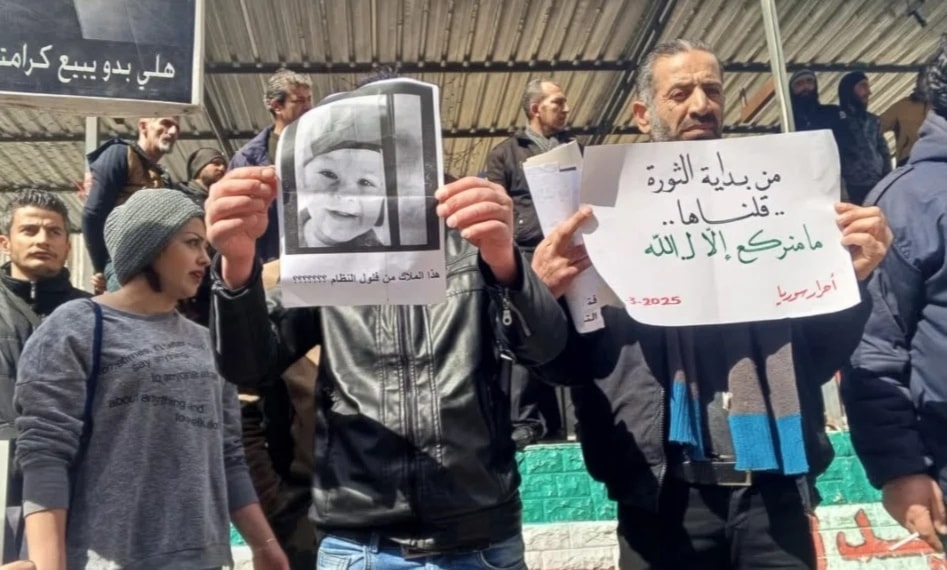 Manifestaciones en la provincia de Sweida.