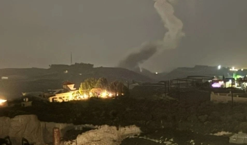 Incursión israelí en la zona de Tebna, al sur de Líbano.