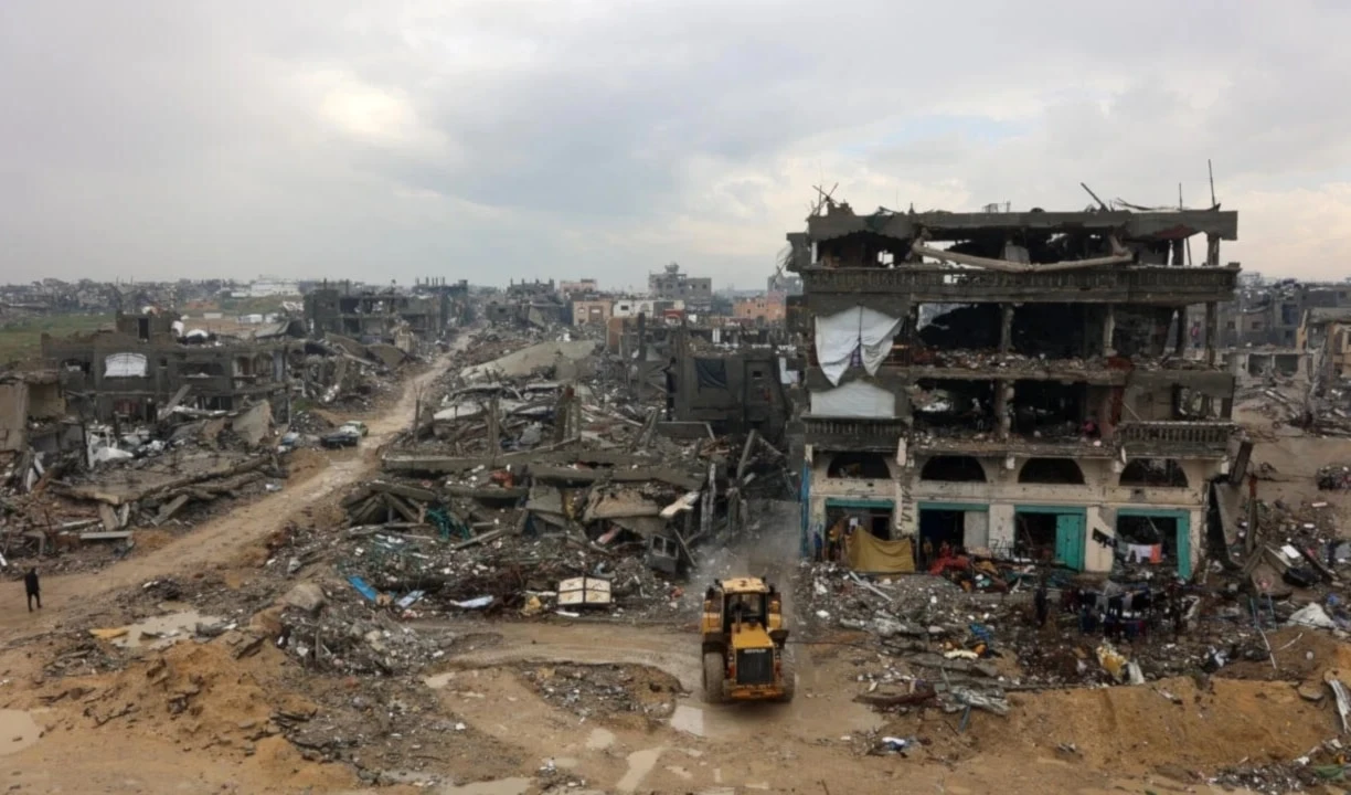 Imagen de la devastación provocada en Gaza por los ataques israelíes.