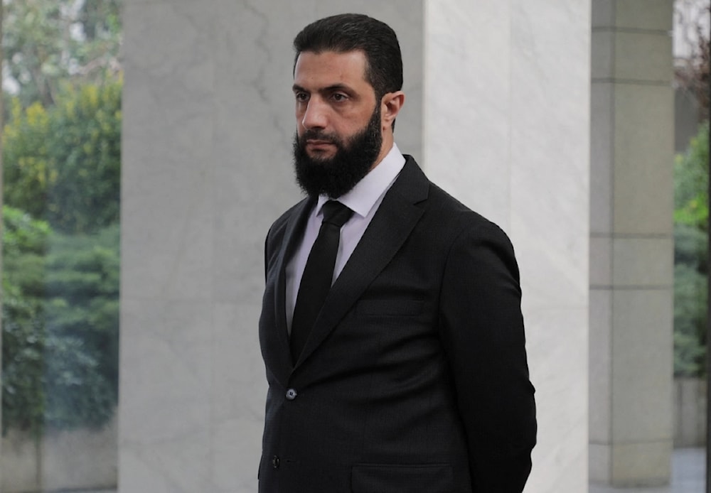 El presidente de la fase de transición en Siria, Ahmed Al-Sharaa.