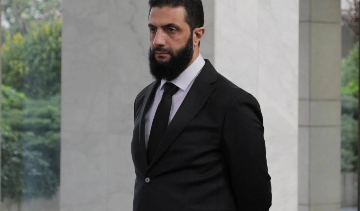 El presidente de la fase de transición en Siria, Ahmed Al-Sharaa.