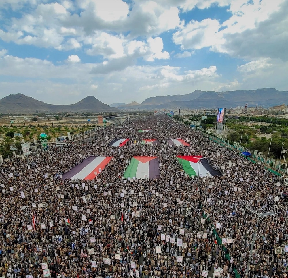 Los participantes en ls marchas en Yemen exigieron mayor movilización popular, boicot económico contra