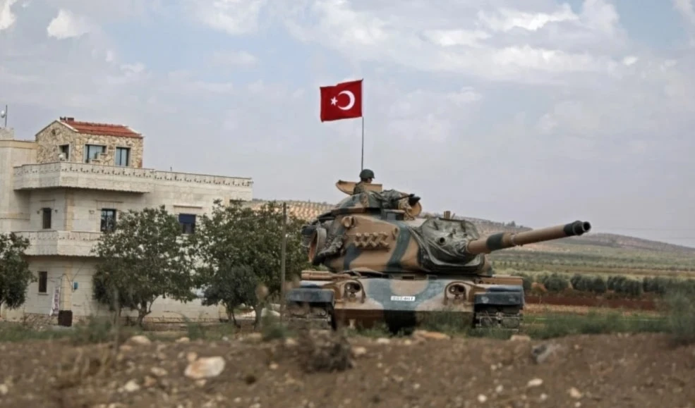 Presencia militar turca en Afrín, gobernación de Alepo, Siria. Presencia militar turca en Afrín, gobernación de Alepo, Siria.