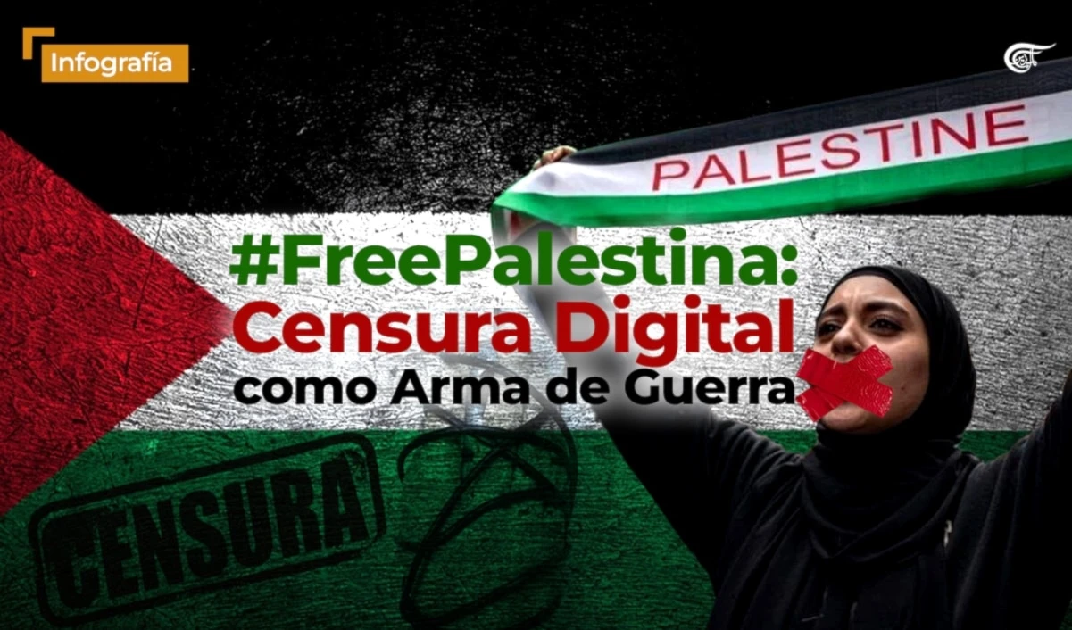 #FreePalestina: Censura digital como Arma de Guerra