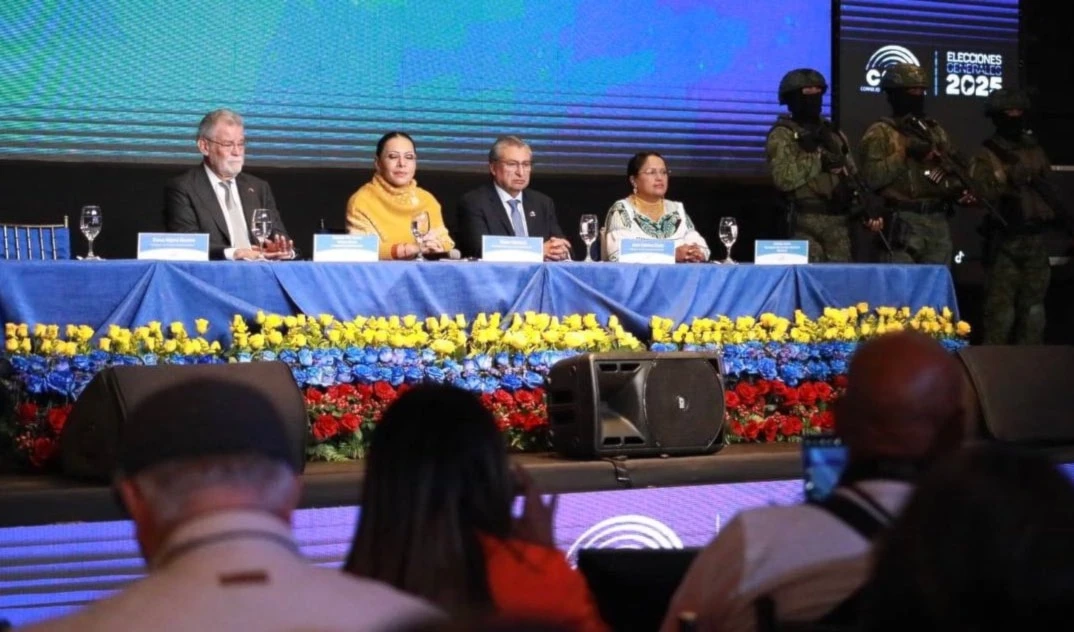 Candidata Luisa González no reconoce resultados electorales en Ecuador. Foto: Consejo Electoral Nacional Candidata Luisa González no reconoce resultados electorales en Ecuador. Foto: Consejo Electoral Nacional