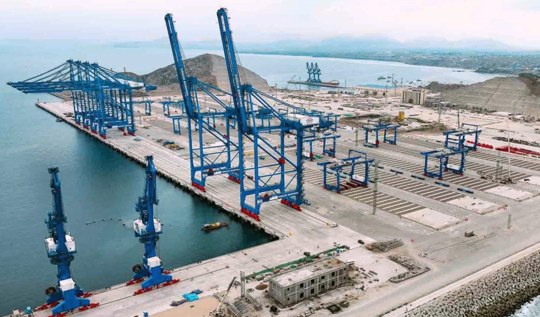 El proyecto ferroviario, auspiciado por China, unirá a Brasil con el puerto en Chancay, Perú. El proyecto ferroviario, auspiciado por China, unirá a Brasil con el puerto en Chancay, Perú.