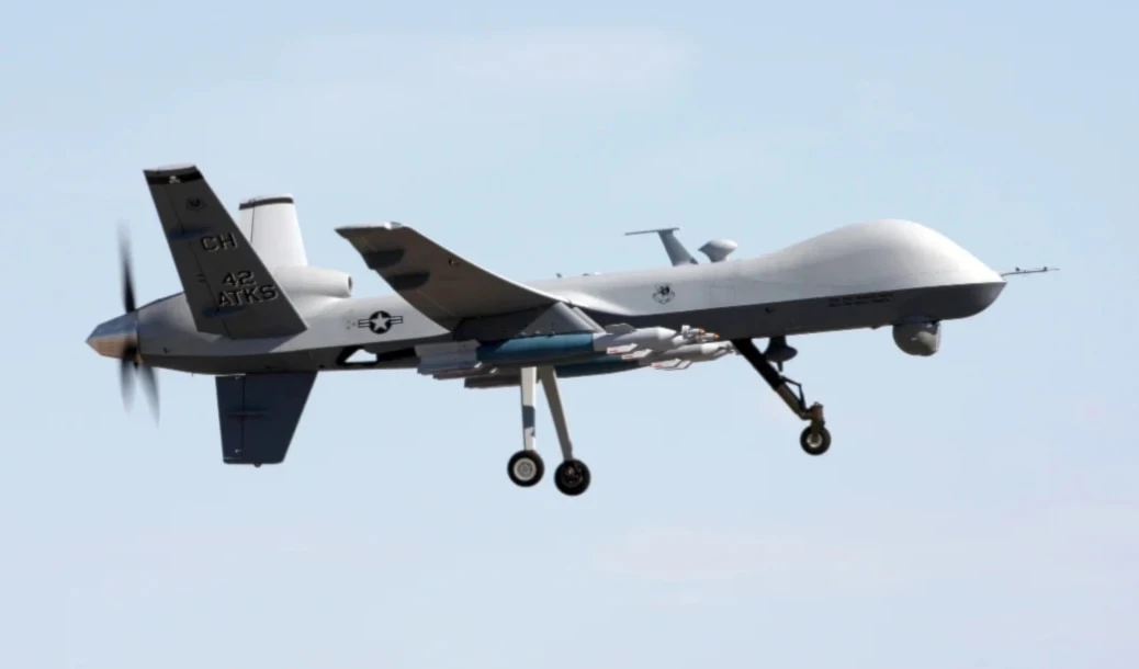 Drones estadounidenses del tipo MQ-9 Reaper.