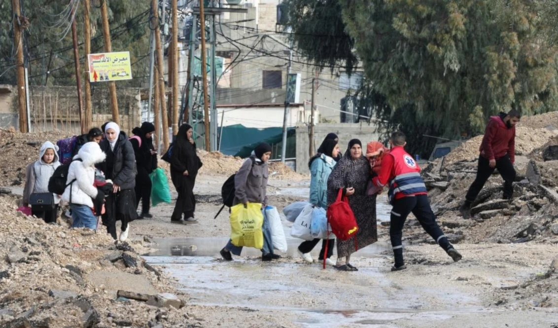Desplazados en Cisjordania convierten centros deportivos en refugios Desplazados en Cisjordania convierten centros deportivos en refugios