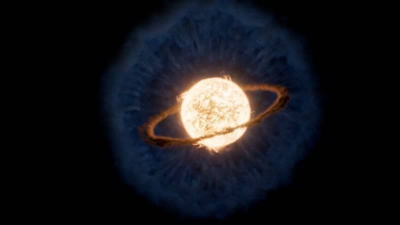 Captan un planeta devorado por su estrella